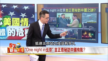57新聞王-One night in北京 金正恩密訪中國有影？ 第863集