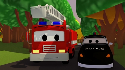 汽車城之警車和消防車-第3集　推土機
