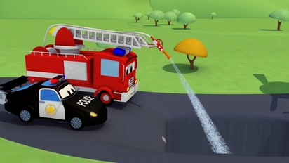 汽車城之警車和消防車