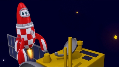火車特洛伊 第一季-第75集　Rocky ROCKET將衛星固定在太空中！