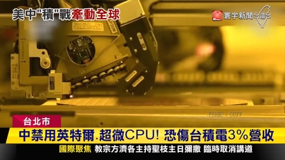 第3763集 中國禁用英特爾.超微CPU！恐傷台積電3%營收？