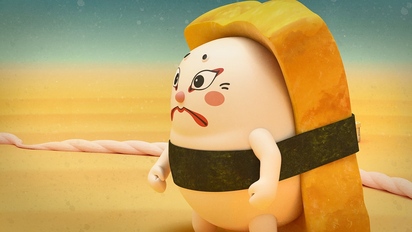 壽司大相撲-第43集　抓起來 夾起來 玉子乃里與甜蝦王的對戰！！
