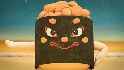 壽司大相撲-第45集　主角講求黏力嗎 納豆卷乃豆與鮮蝦藏的對戰！！